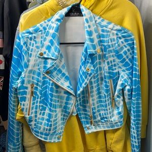 Akira Print cropped  Jacket